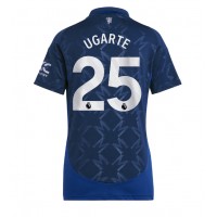 Camisa de time de futebol Manchester United Manuel Ugarte #25 Replicas 2º Equipamento Feminina 2024-25 Manga Curta